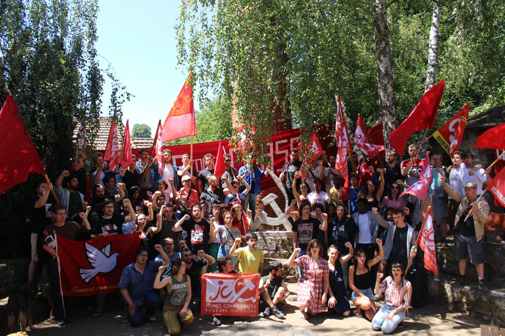 Sommercamp der Kommunistischen Jugenden in Frankreich