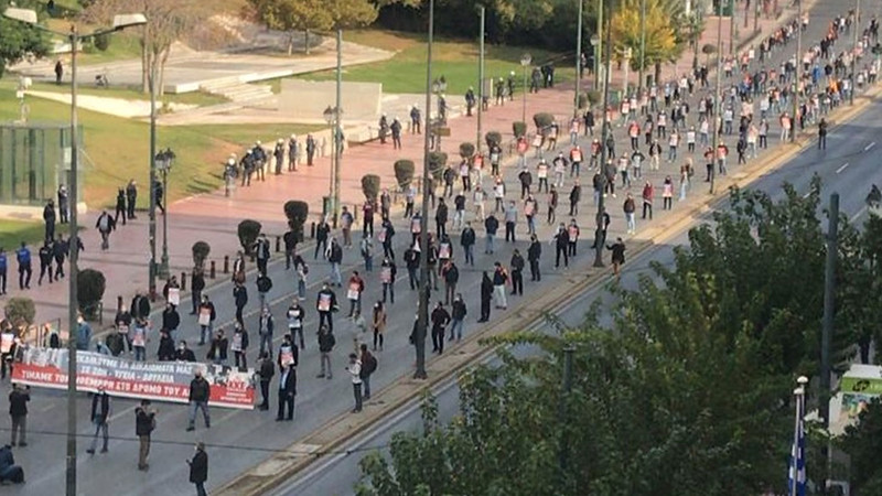 Angriff auf Gedenk-Demonstration in Athen – Solidarität mit der KKE!