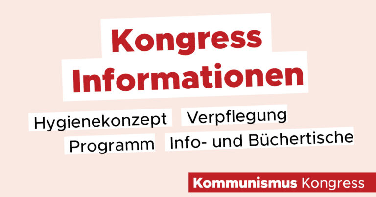 Update Kongress-Informationen
