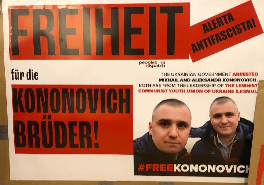 Aktionsbericht: Zusammen gegen die Ermordung der Brüder-Kononovich!