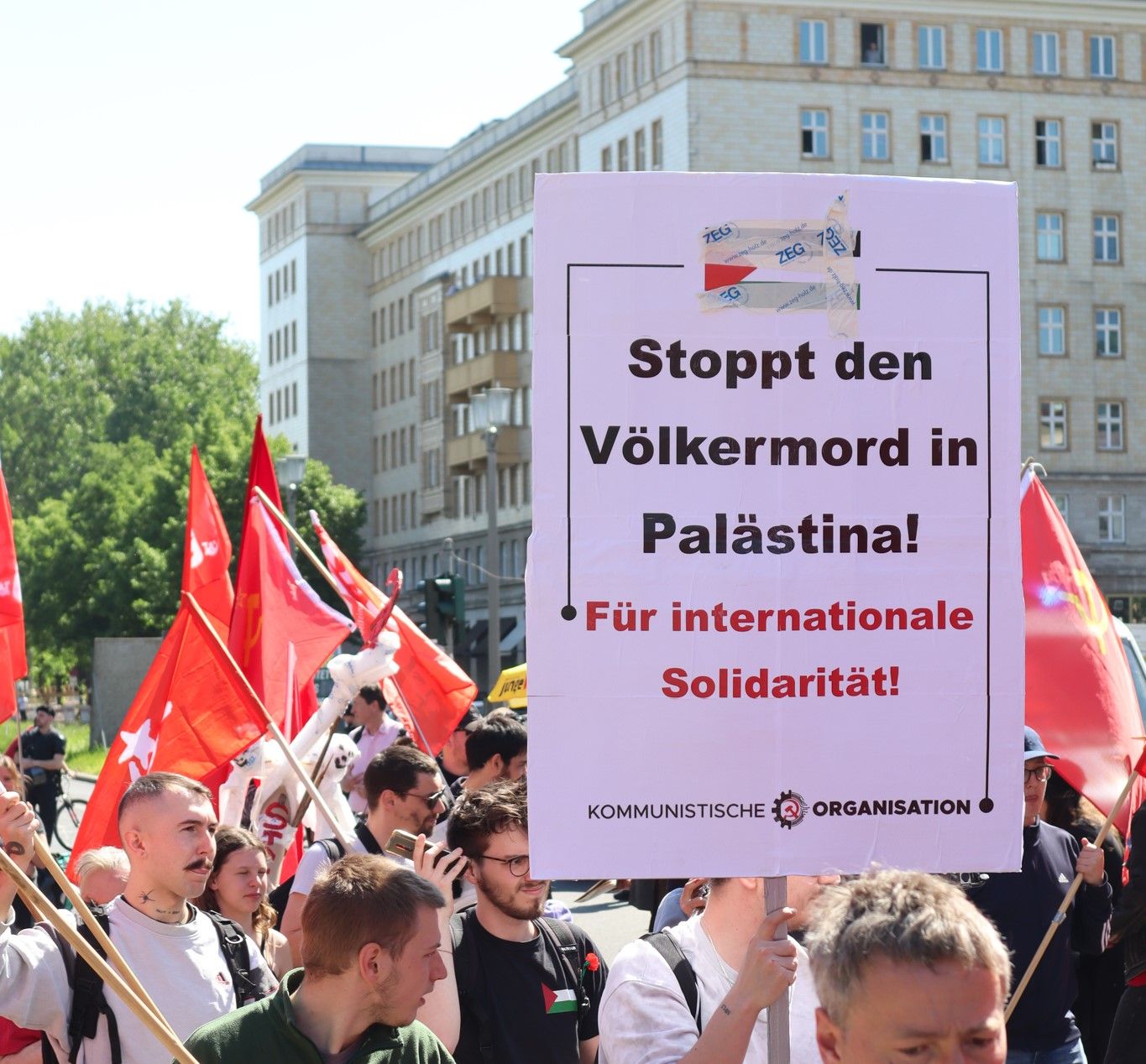 Palästina politisiert den 1. Mai in Berlin