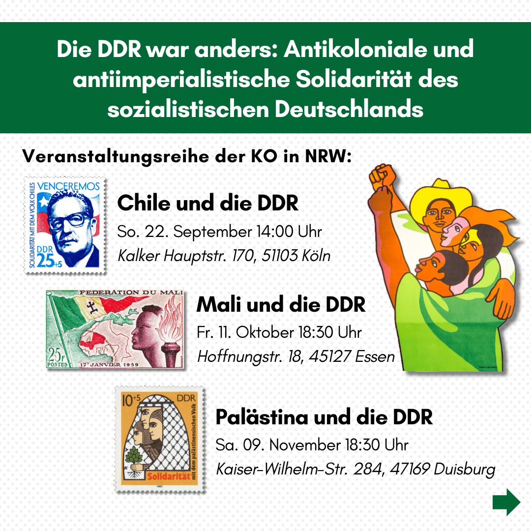 NRW: Veranstaltungsreihe zu antikolonialer Solidarität der DDR