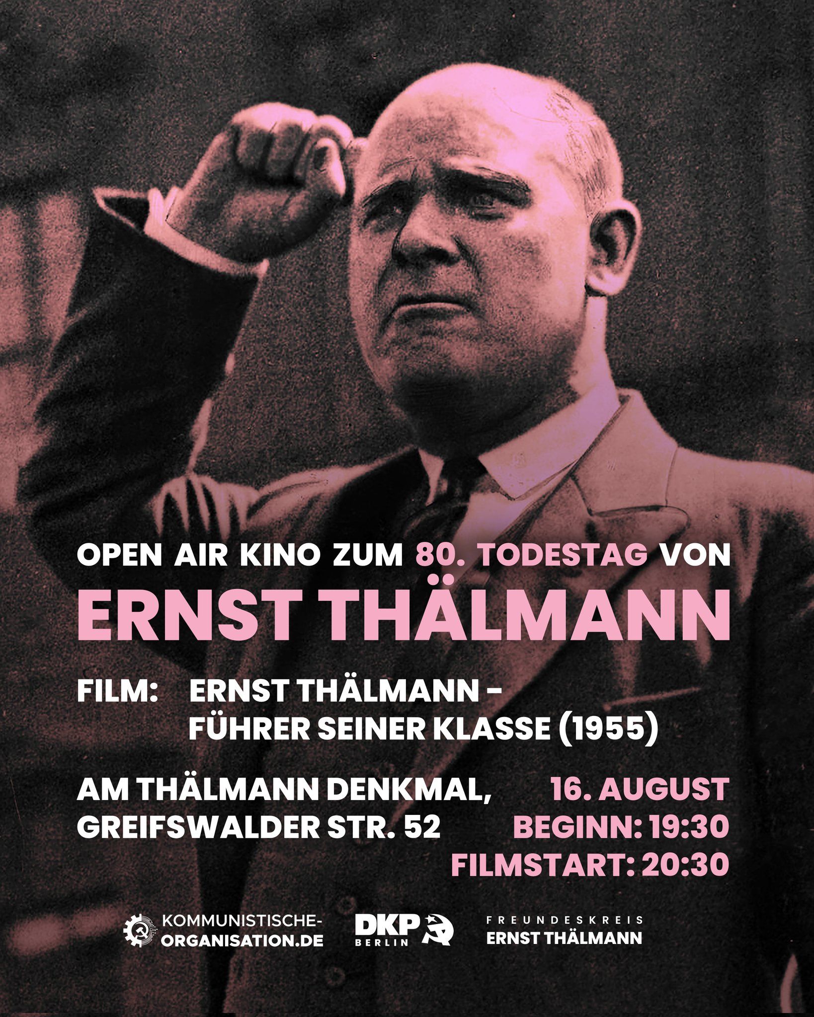 Berlin: Thälmann Gedenken und Film